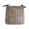 Quilted Chair Seat Cushion with Ties Soft Comfortable Padding for Dining Room Kitchen Office Chair Seat Support