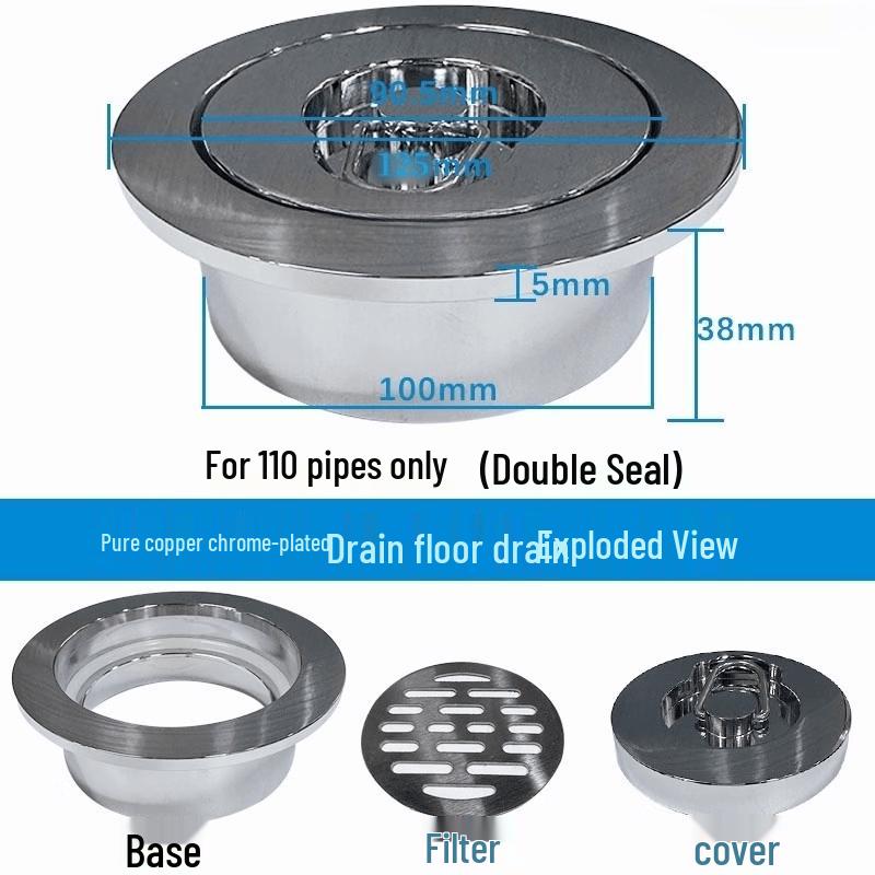 Jundingying 110mm Round Double Seal Drain Plug