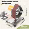 Belt Sander Machine with Adjustable Angles for Precise Grinding Polishing Metal Finishing Home Repair Handcraft Projects