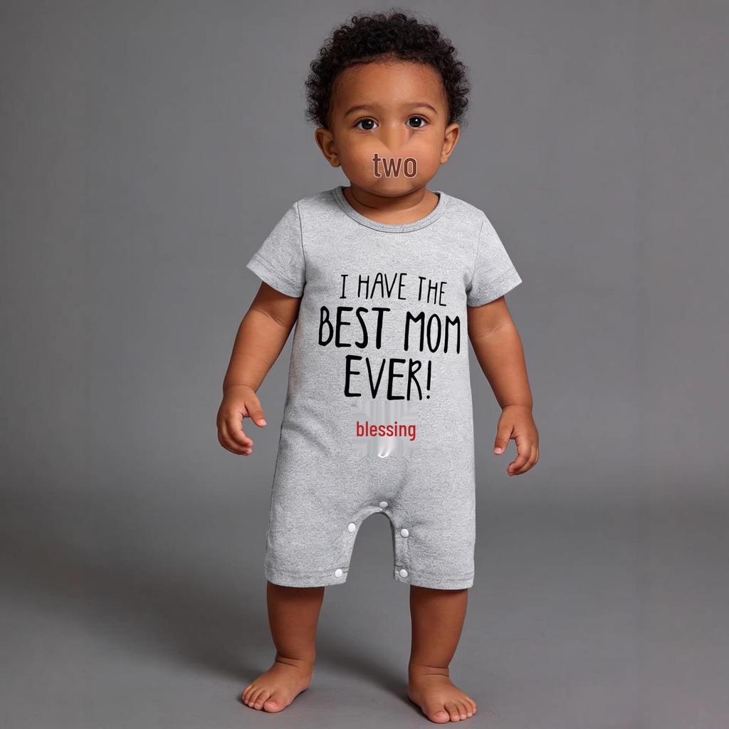 Summer Sale Boys' Toddler Short-Sleeved Bodysuit Romper - Mother's Day Festival Edition