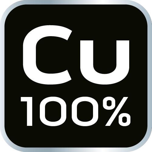 Extension cord 3m, 3x1.5mm2, 3G, white, ON/OFF