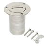 Deck Filler Port 316 Stainless Steel Marine Filler Ports 50mm Deck Fill Filler for Yachts Boats Trailer Tanks WATER