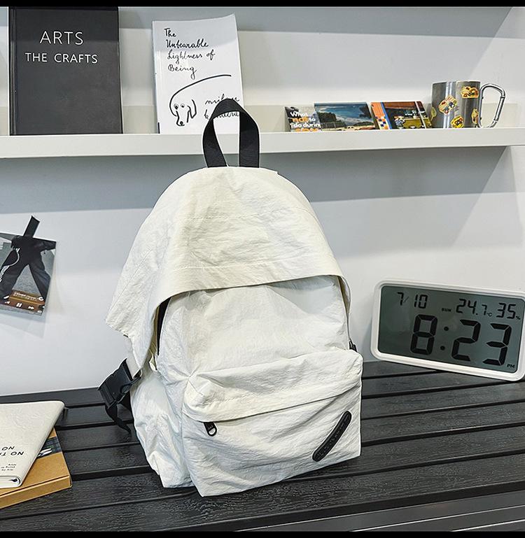 School bag new lightweight outdoor wind brim backpack Japanese ins simple Mori travel parent-child backpack men