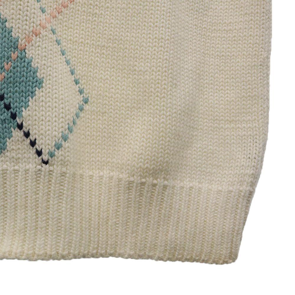 Eddie Bauer 90s Black tag late model Overall handle Knit vest Old vintage Men's Used