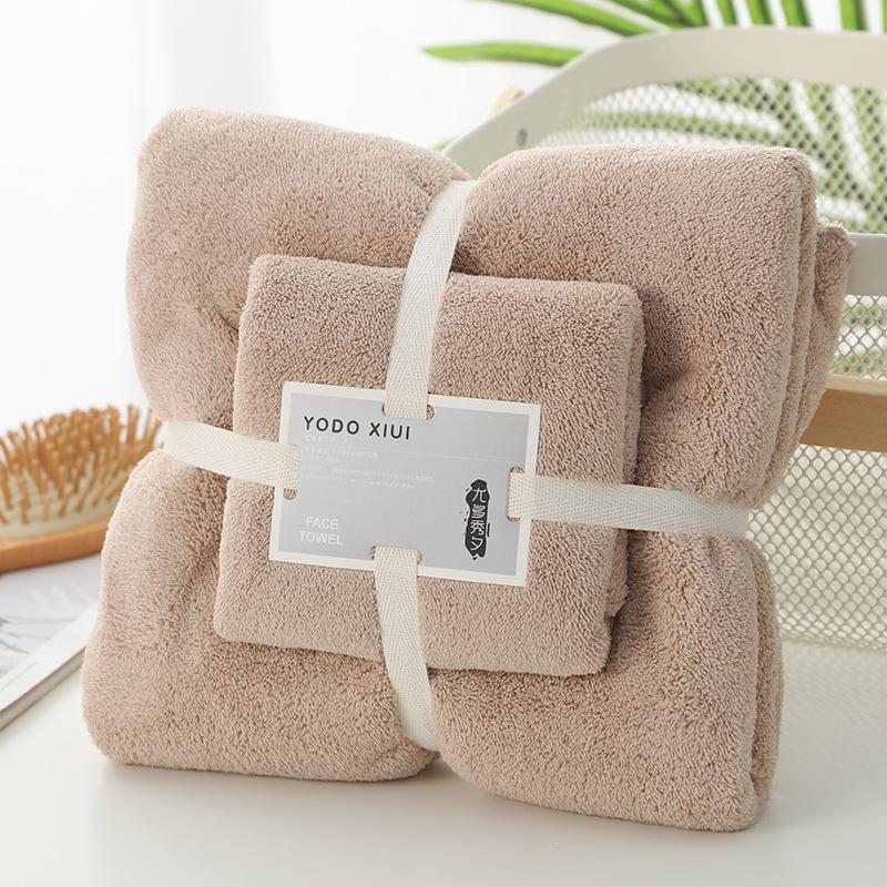Coral Velvet Cover Towel  Towel  Bath Towel  Soft Water Absorption  Gift Advertising  Home Use
