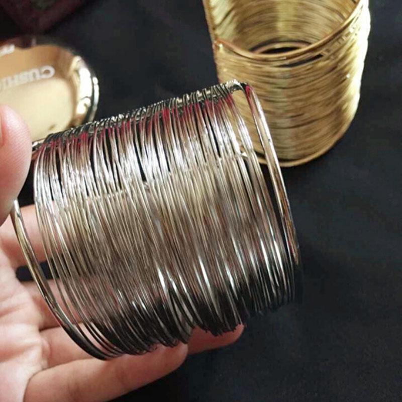 Women Statement Bracelet Bangles Dress Luxury Vintage Multilevel Bangle