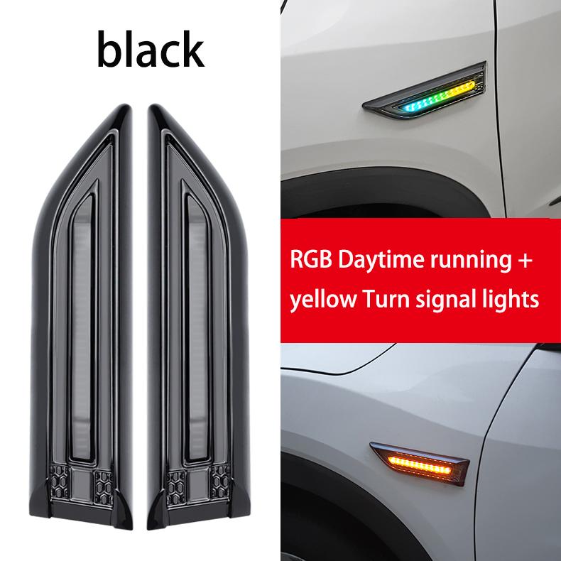 AABHC1 For Chevrolet Cruze Orlando Monza CAVALIER Epica Camaro Captiva Astro AVEO BERETTA Car side turn signals lamp RGB and flowing