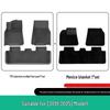 Eco-Friendly TPE Car Floor Mats for 2019-2025 Tesla Model Y, Left/Right Drive.