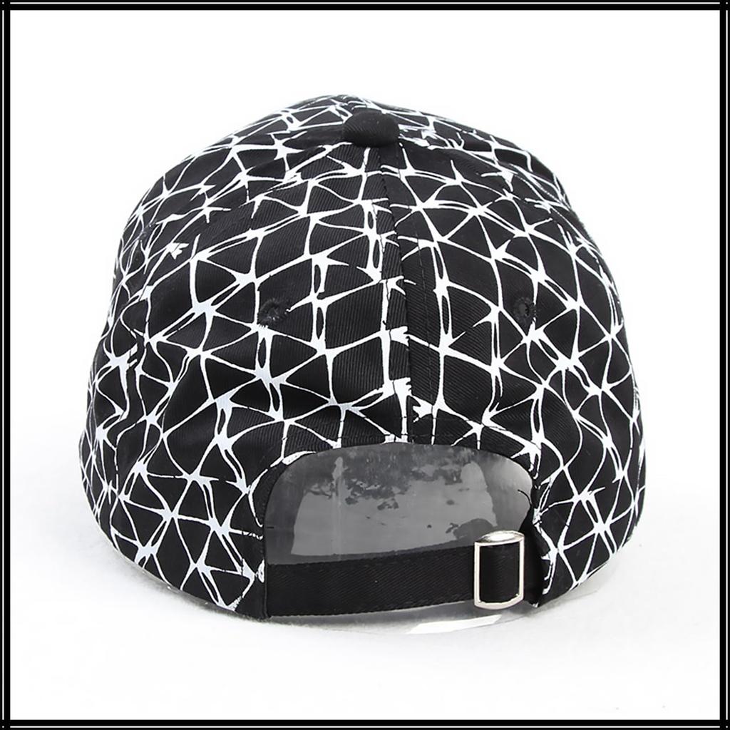 White Fang Hut Kappe Dreieck Kariert Outdoor Lässig Mode Männer Frauen CZ441 (Schwarz)