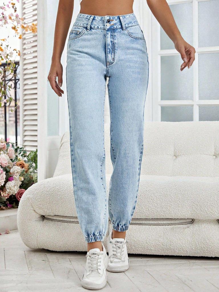 Women's Slimming Pencil Pants - Versatile Loose Jeans