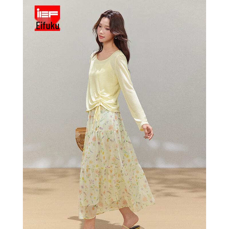 IEF Aiyifu Women s Floral Three-Piece Outfit L