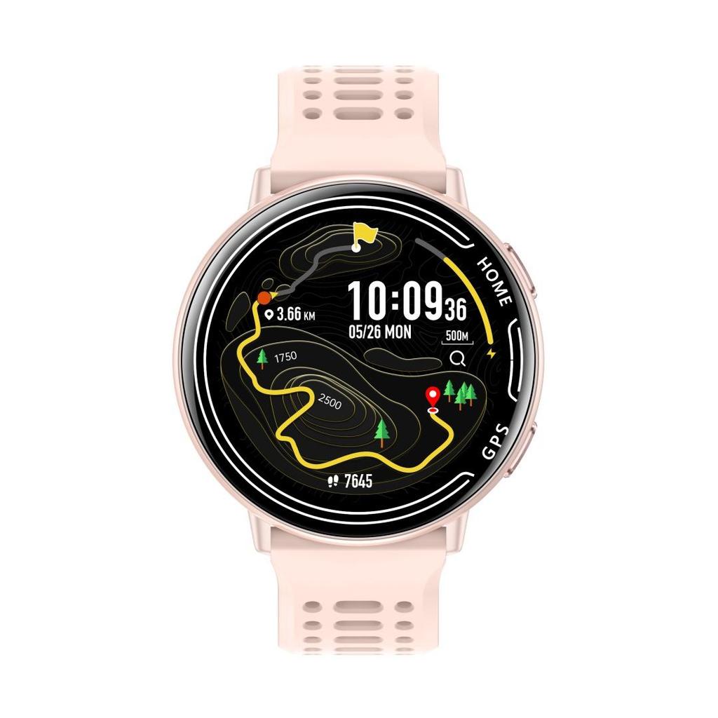 Rainbuvvy KC100 GPS Smartwatch 1.39inch 360x360 BT5.3 Bluetooth Call 1ATM Waterproof 230mAh Android Smart Bracelet Women Sports Watch
