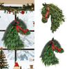 Pferdekopf Weihnachts-Kranz Pferdekopf Torring Ländliches Bauernhaus Reitsport-Thema Türdekoration 40cmx30cm