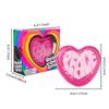 Squeeze Anxiety Relief Cute Heart Shape Pinching Decompression Toy Sensory Fidget Toys Soft Slow Rebound Fun Gift Squishy Ball