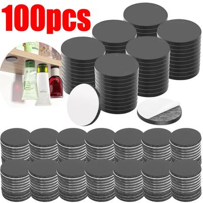 Selbstklebende, magnetische Magnetscheibe, Durchmesser 20 mm, Dicke 2 mm, rund, flexibel, aus Gummi, kleine klebrige Magnete, zum Basteln und für den Kühlschrank