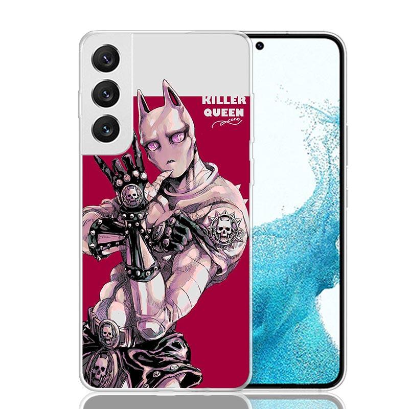 JoJo Adventure Killer Queen Phone Case For Samsung Galaxy S26 S25 Edge S24 S23 FE S22 Ultra S21 Plus S20 + Fundas Cover Coque Ga