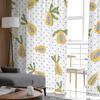 Polka Dot Papaya Texture Tulle Curtains Living Room Kitchen Chiffon Curtain Bedroom Balcony Sheer Curtain Fashion Home Decor