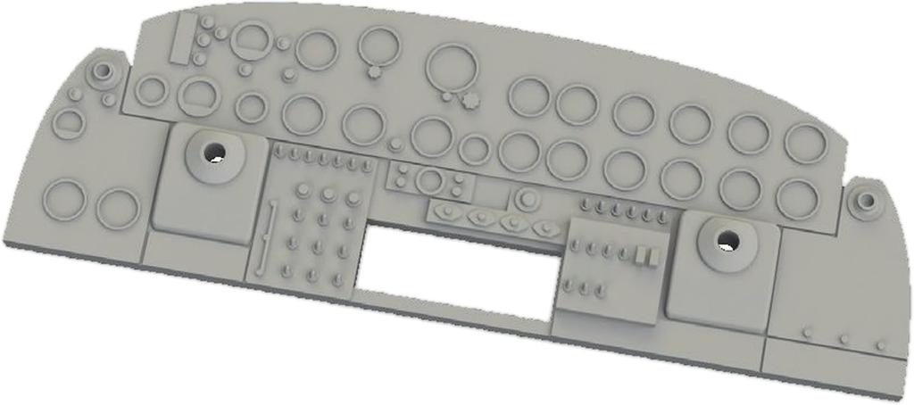 Eduard 1/48 Scale Look B-24D Instrument Panel (for Hobby Boss) Plastic Model Kit Parts EDU644310 (Airplane)