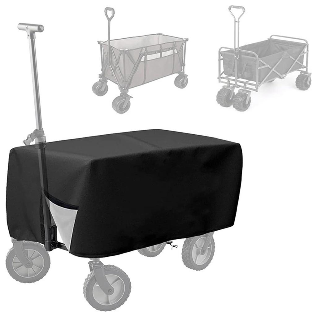Compacts Folding Cover for Outdoor Garden Carts Water Resistant Light Weight Protective for Travel and Picnics