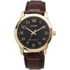 Casio MTP-V001GL-1B Analog Quartz Men's Watch Gold Black Casual Style