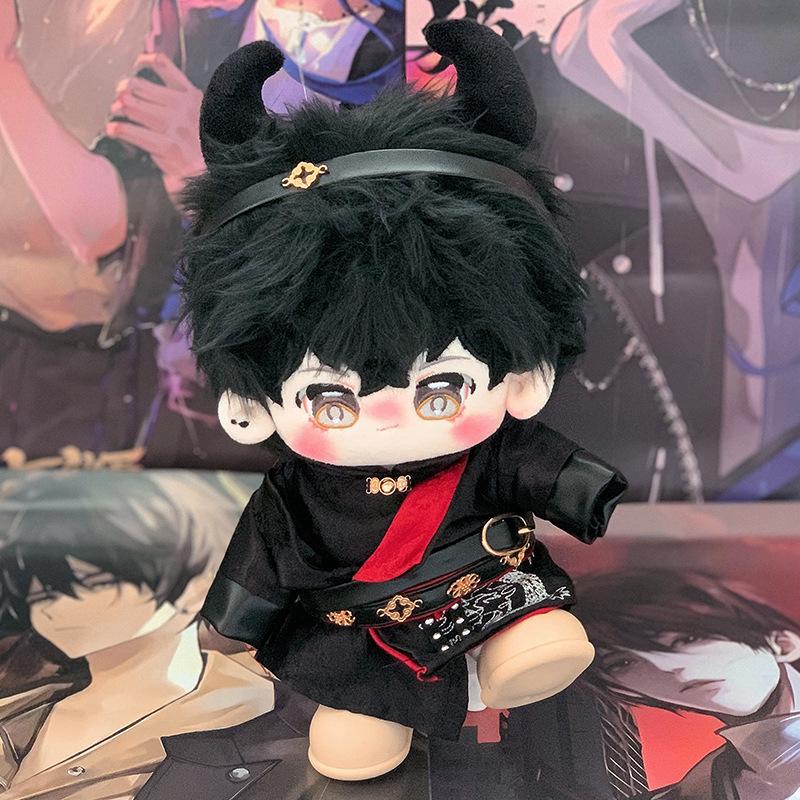 20cm Cute Cartoon Plush Anime Figure Idol Dolls Stuffed Toy Kawaii Cotton Doll Can Change Clothes Birthday Gift for Kids