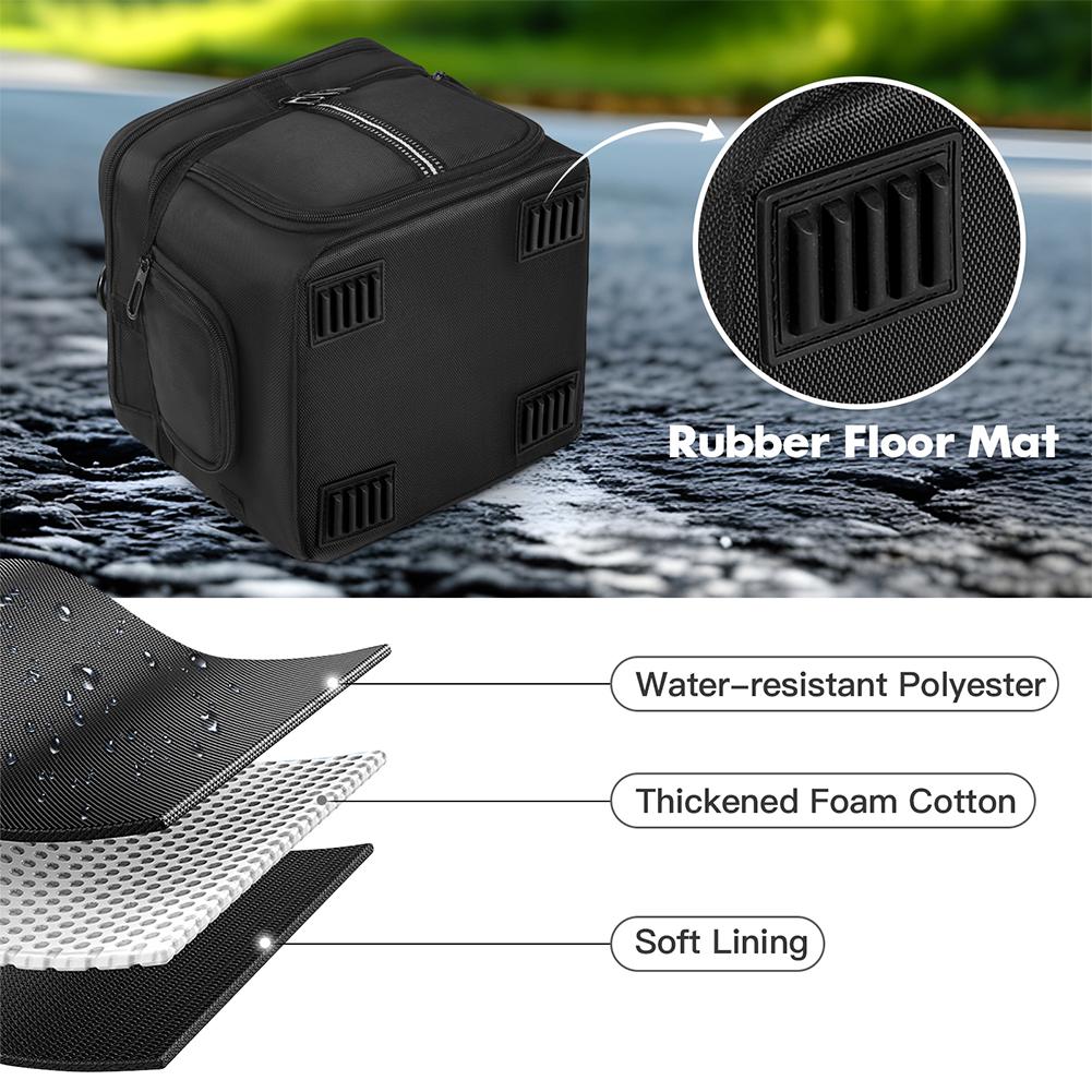 Portable Power Station Bag Waterproof Storage Bag for Ecoflow Portable Power Station River 3/3 Plus Case with Shoulder Strap