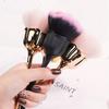 Flower Nail Brush for Manicure Gold Rose Shape Nail Art Brushes Round Small UV Gel Polish Powder Cleaning Tools Nail Accesories