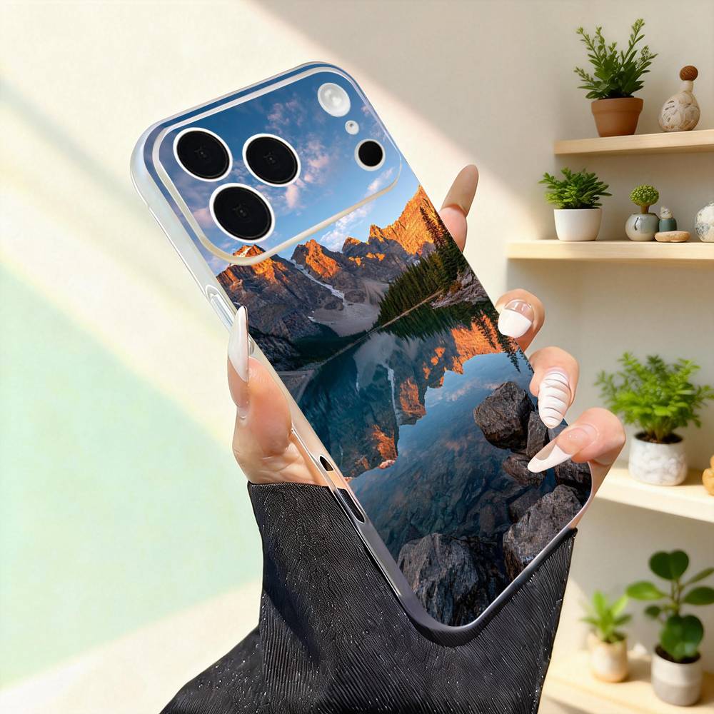 

Natural Mountains Scenery For iPhone 17,16,15,14,13,12,11,Pro,Max,Plus,Mini,SE4,E Magnetic For Magsafe Wireless Phone Case iPhone16promax