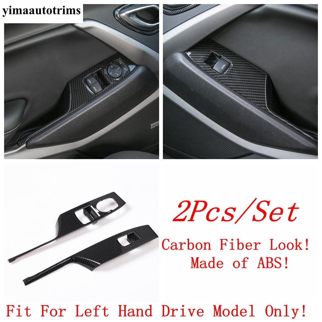 ABS Seat Head Pillow Button / Steering Wheel / Water Cup Holder Panel Cover Trim Accessories For Chevrolet Camaro 2016 -