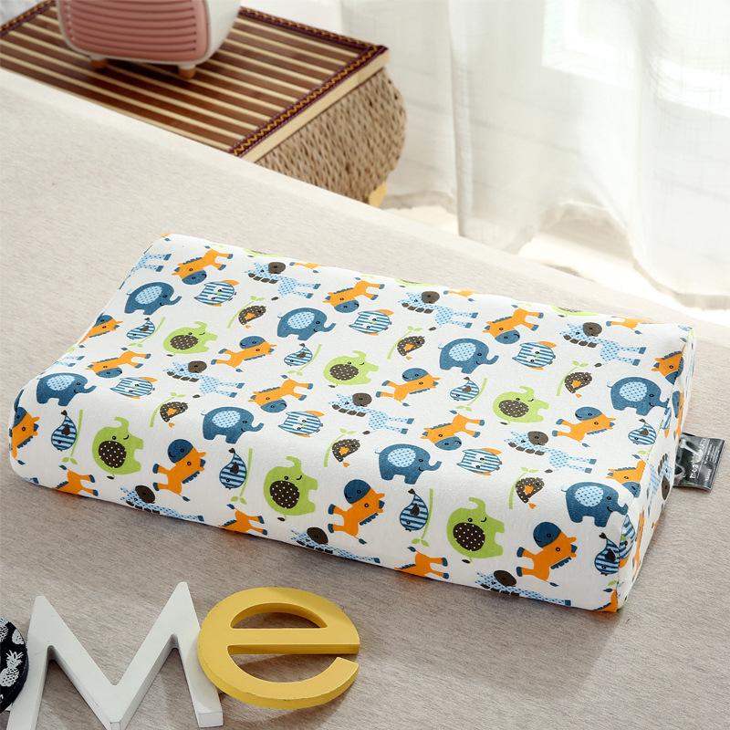 Pernă Naturală din Latex pentru Copii Thailanda Pernă Nouă de Desene Animate pentru Sugari Pernă de Gât pentru Dormitorul Studenților