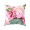 Home Pillow Cover Fabric Sofa Peach Skin Pillowcase Bed Cushions Rose Pillow Cover