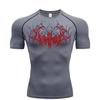 2025 Maglietta a Compressione Uomo Manica Corta Magliette Sportive Fitness Corsa Abbigliamento Sportivo Uomo Palestra Elastica Asciugatura Rapida Maglietta da Jogging RL0659