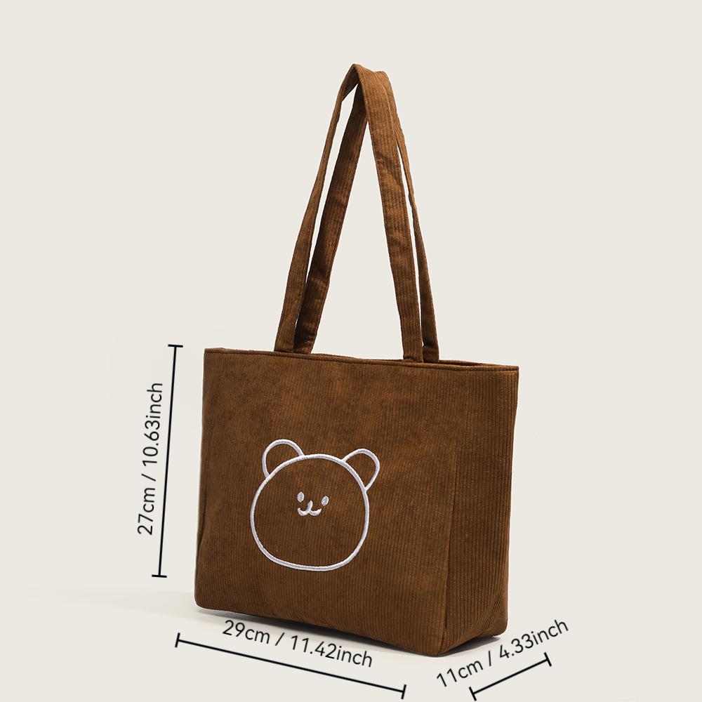 Bag Tote Bag Women Large Capacity Handbag Cloth Bag Shoulder Bag Ladies Commuting High-end Sense Light Luxury Cute Korean Style