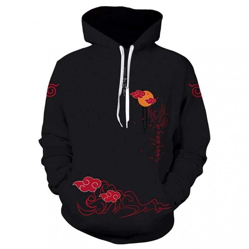Anime Naruto Series 3D Printed Hooded Sweatshirt Young Men