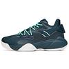 Cushioning Slip Resistant Abrasion Resistant Breathable Low Top Basketball Shoes Men's Blue Green 112111609-1