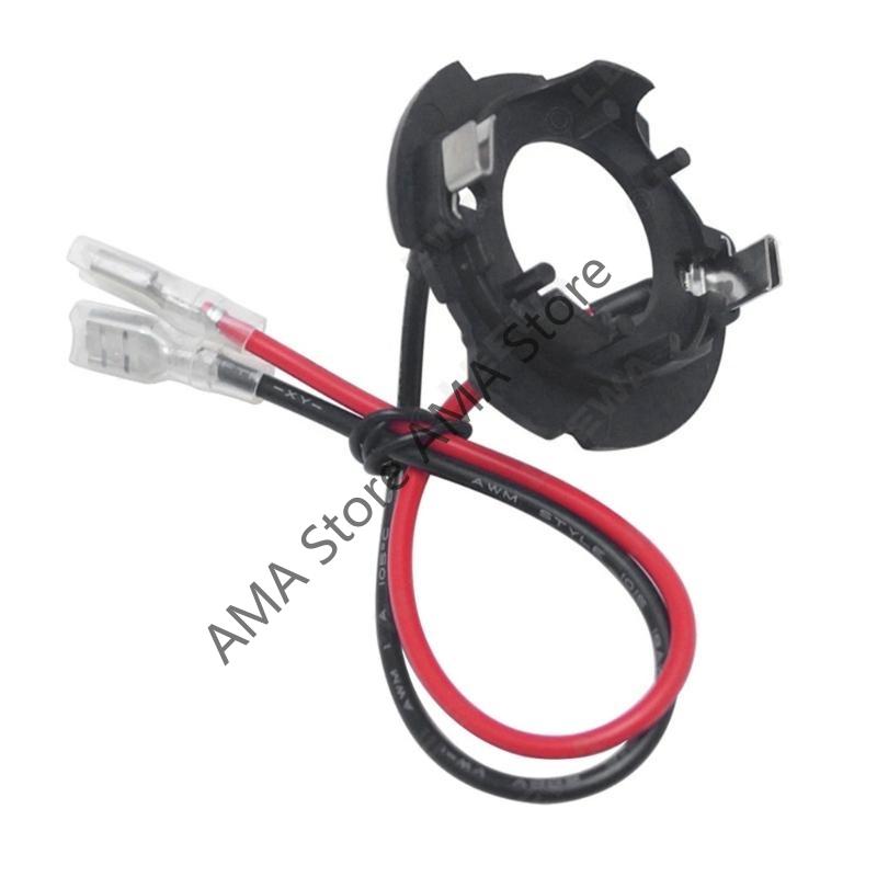 X7JF 2Pcs Car Headlight Bulb Holder H7 LED Bulb Plastic Holder Retainer Adapter for Golf 5 MK5