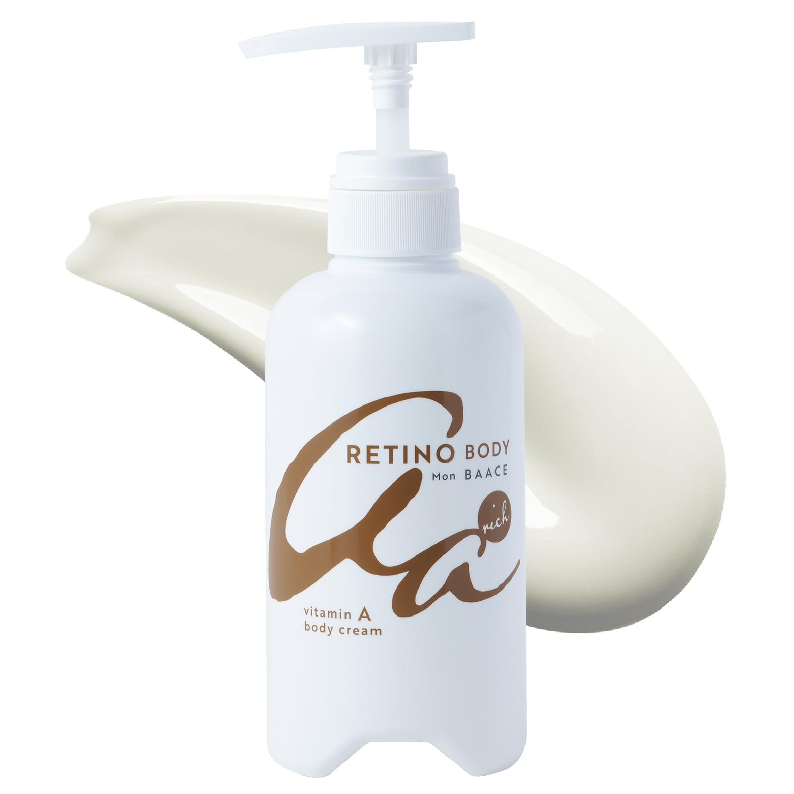 

Monbache Retino Body Rich Retinol-infused Body Cream with Niacinamide and Ceramide - Highly Moisturizing Body Care Cream - Made in Japan - 400g