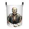 Horror Halloween Skeleton Laundry Hamper Large Clothes Storage Basket Toys Bin Organizer for Nursery