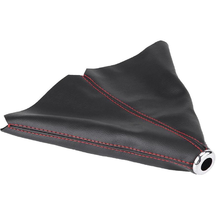 Zerone Shifter Boot, Universal PU Leather Shift Boot Retainer Stick Shift Gear Shifter Boot Gear Gaiter Cover Fit for Most Manual Cars