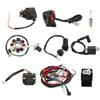 Electric Wiring Harness Kit Solenoid Valve Spark Plug CDI Rectifier Wire Loom Set for 125cc 150cc 200cc 250cc ATV Bike