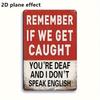 Vintage Metal Sign Leave No Evidence Detective Bathroom Humor Decor 20x30cm