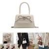 Stylish Mini Square Handbag For Women In Black And Rose Pink With Chain Shoulder Strap