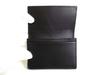 Подлинная визитница BOTTEGA VENETA Intrecciato из черной кожи #a063, восстановленная