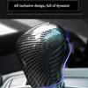 For Honda Civic 10th 2016-2019 Gear Shifting Knob Cover ABS Carbon Fiber CVT Automatic Transmission Lever Trim Car Accessories
