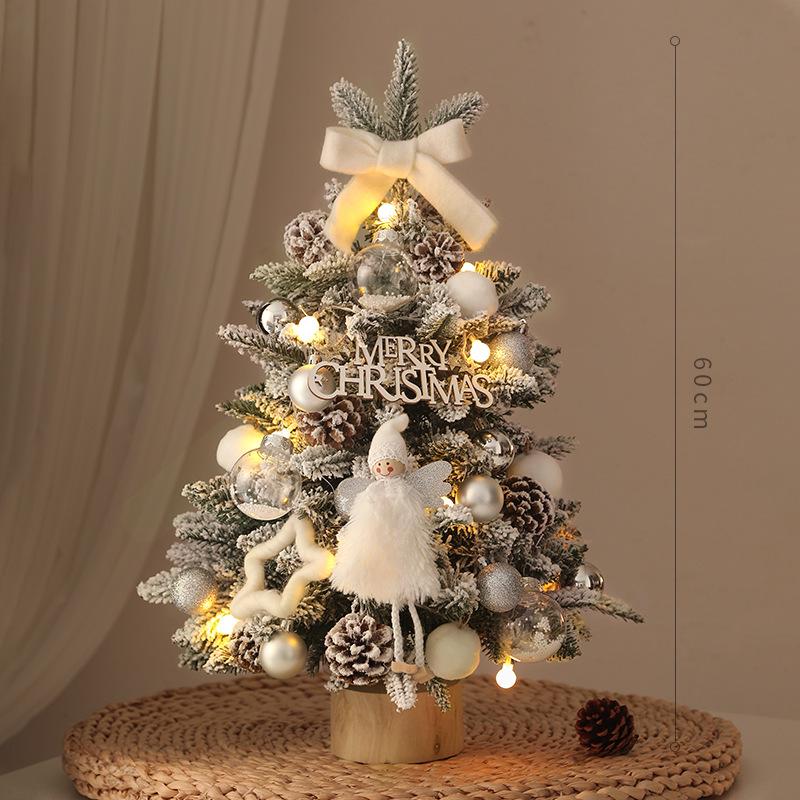 DIY Mini Christmas Tree Set for Home & Hotel Decorations - Ideal for Living Room or Window Display