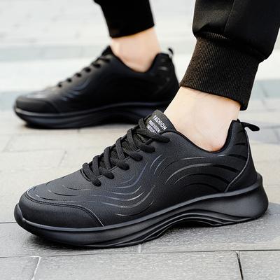 Fashion Men Sneakers Fashion Breathable Mesh Comfortable Black Sports Shoes Anti-Slip Outdoor Casual Running Mens Shoe Zapatillas Hombre