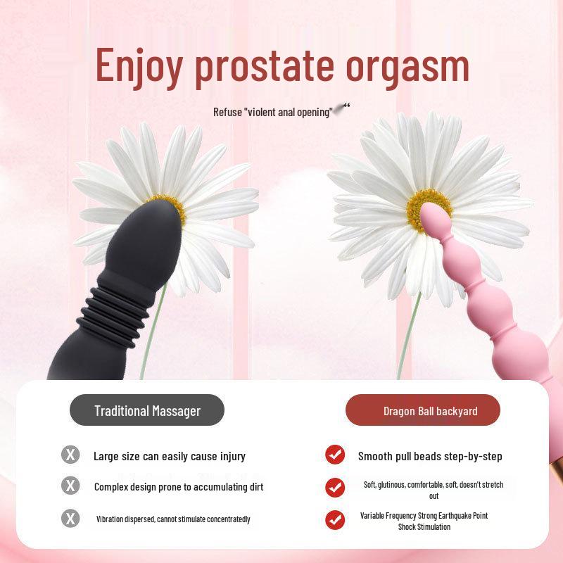 Yuepao Dragon Ball Multi-Vibration Rear Entry Massager for Women
