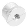Adapter Gwintowany 14 Calowy Żeński na 58 Calowy Męski Stop Aluminium Adapter Śrubowy do Mikrofonu Srebrny F18B