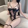 Fan Lei, sexy underwear suspenders, hollowed-out laces, gathering onesies, women's pure desire, hot uniform 848