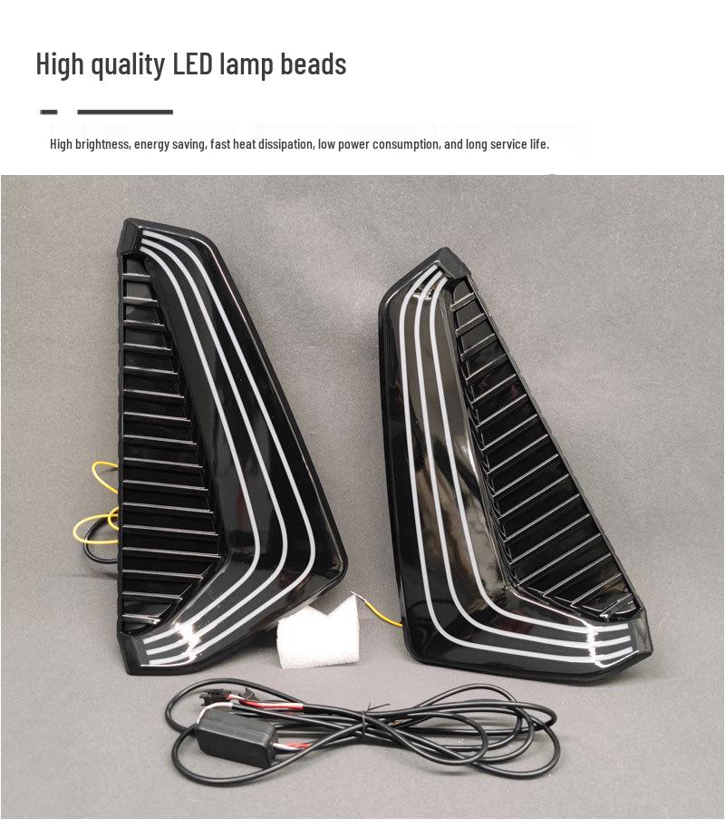 LED Daytime Running Lights for Chery Exeed Yaoguang OMODA C9 Front Bumper DRL Modification